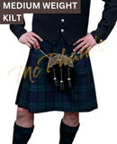 Kilt - 8 Yard Traditional Medium Weight (hundreds of tartans to choose from)