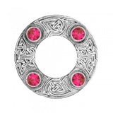 DANCERS PLAID BROOCH, CELTIC KNOT