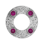 DANCERS PLAID BROOCH, CELTIC KNOT
