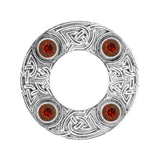 DANCERS PLAID BROOCH, CELTIC KNOT