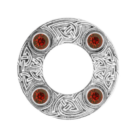 DANCERS PLAID BROOCH, CELTIC KNOT