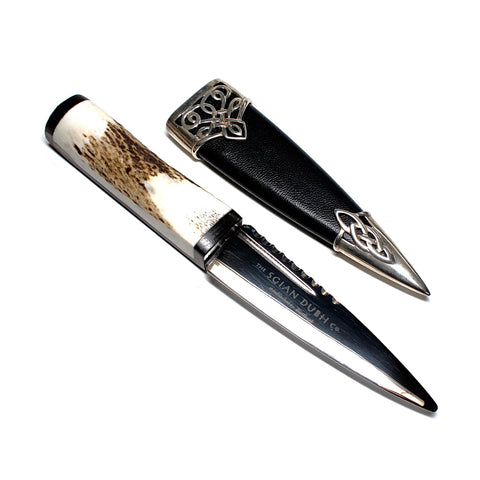 STAGHORN STERLING SILVER SGIAN DUBH