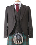 TWEED JACKET & WAISTCOAT (PEAT)