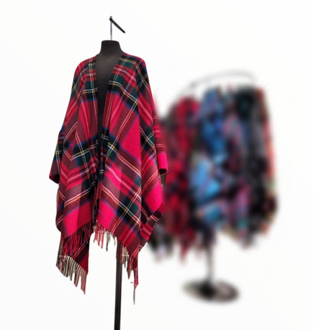 ROYAL STEWART LAMBSWOOL SERAPE
